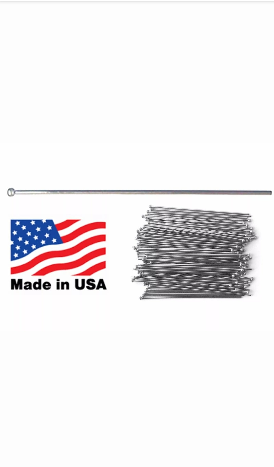 Orthodontic Retainer Dental Ball Clasps .028" (0.7mm) - 100 pcs MADE IN USA