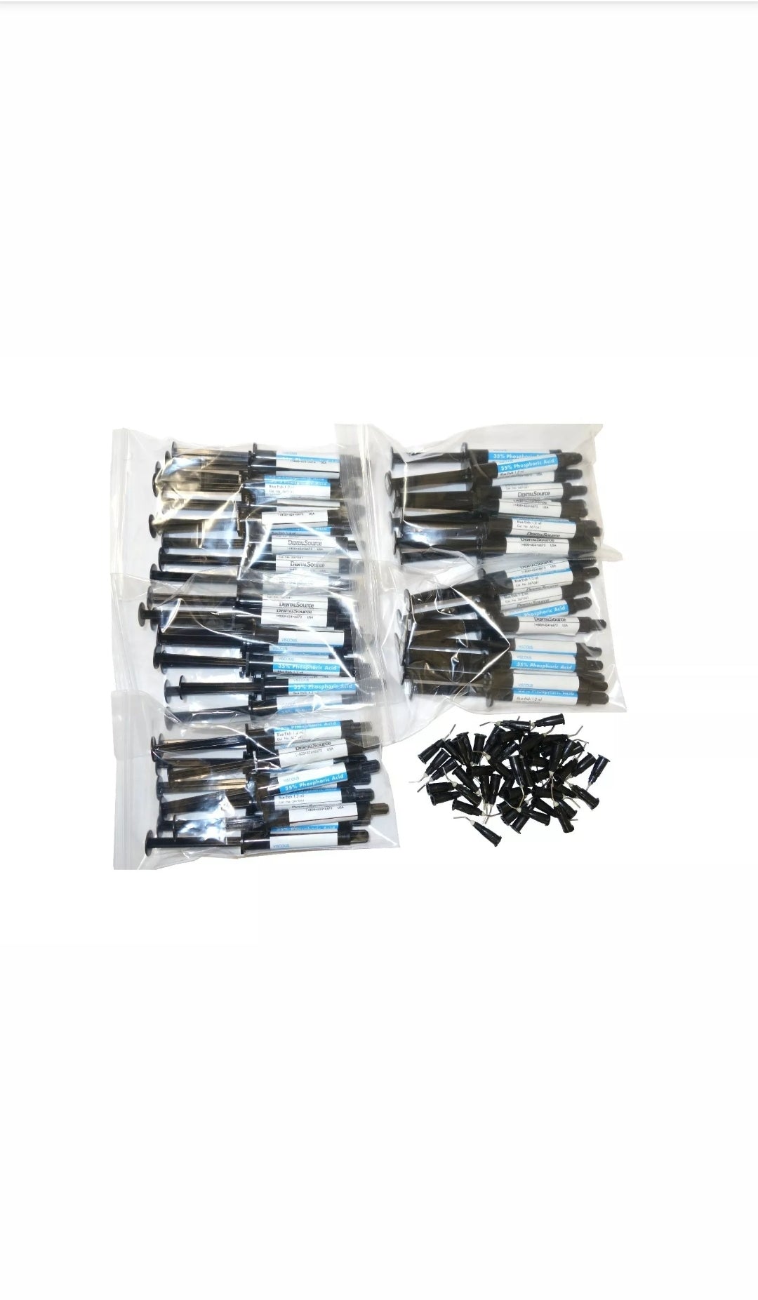 Visible Light Cure Pit and Fissure Sealant with 12 gm etch - KIT 10 OR 6 Srynges- Standard Kit Resin Bond OPAQUE