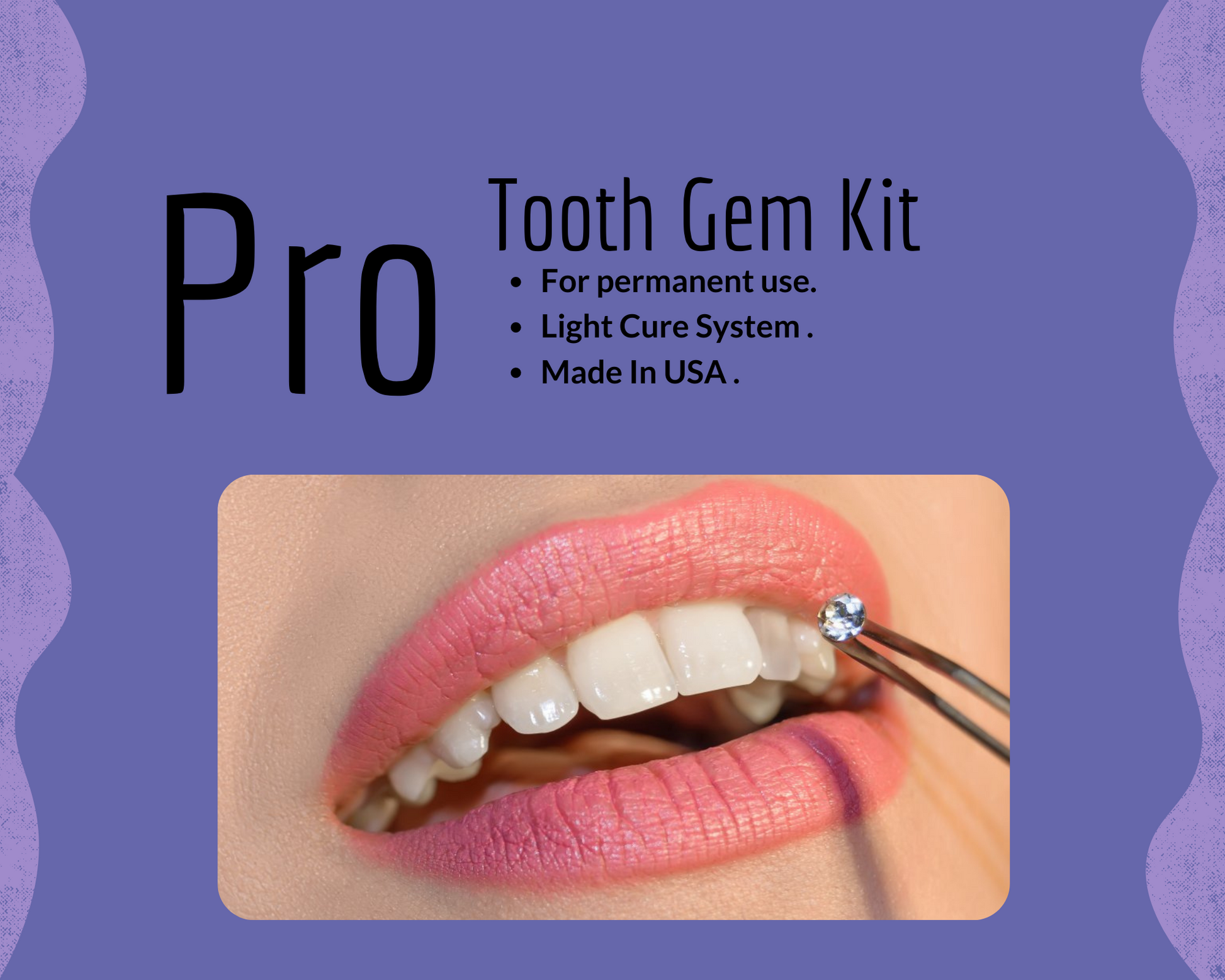 Tooth Gem Adhesive kit - Bundle Set with Extra Items for Permanent