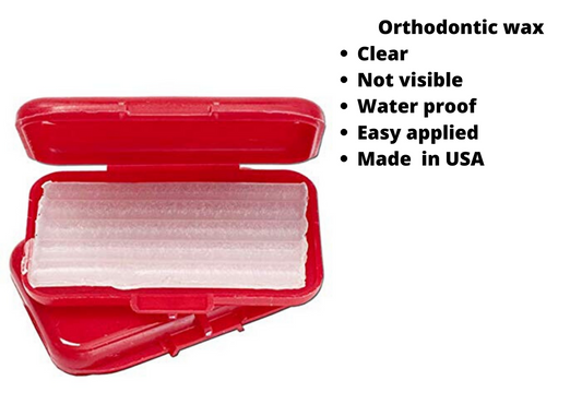Orthodontic wax for braces , Dental Wax kit of 50 strips